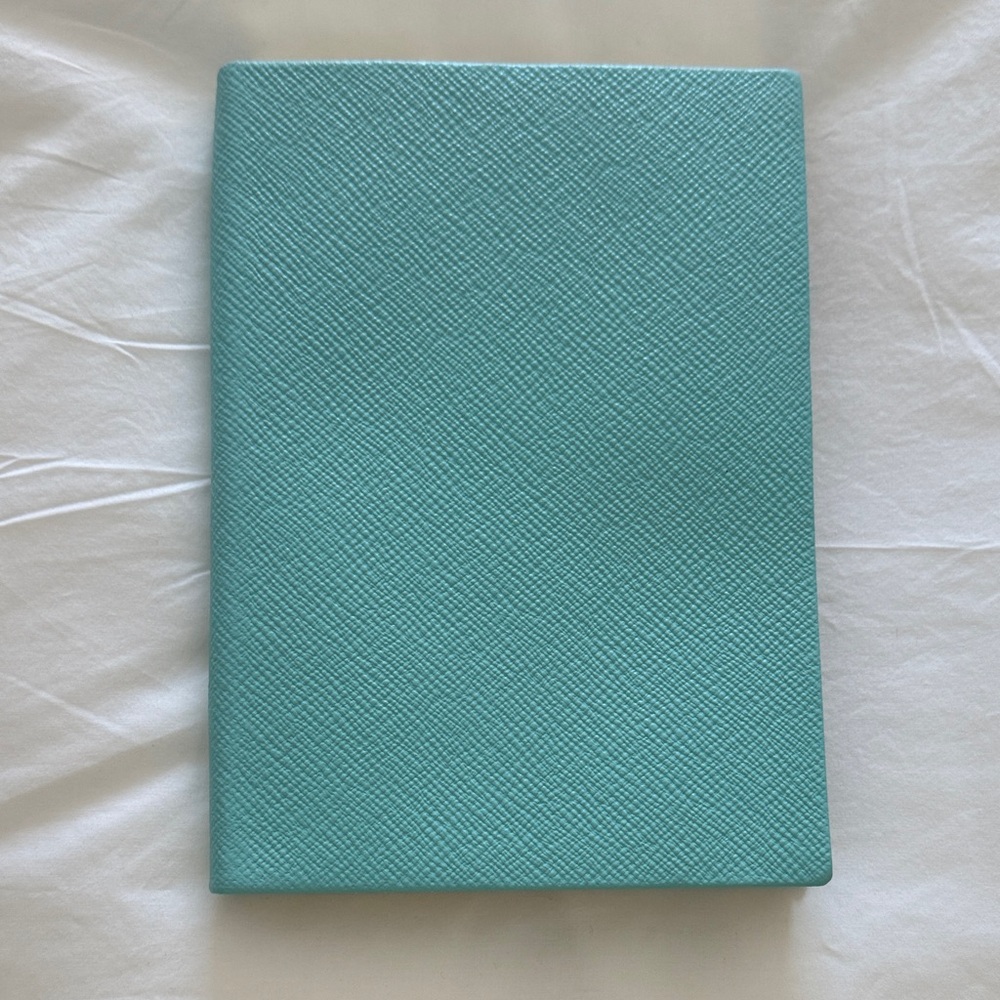 Smythson leather Textured Notebook